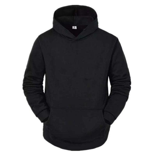 Solid Color Men’s Hoodie | Long Sleeve | Regular Fit | Casual Unisex Sweatshirt