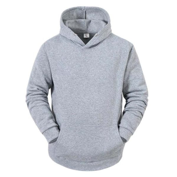 Solid Color Men’s Hoodie | Long Sleeve | Regular Fit | Casual Unisex Sweatshirt