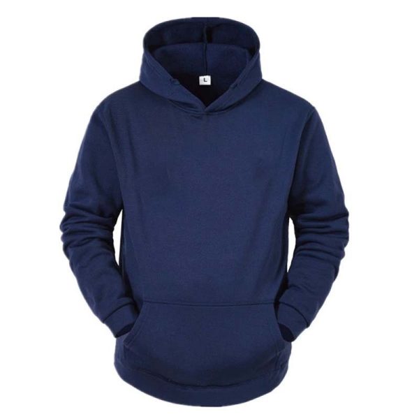 Solid Color Men’s Hoodie | Long Sleeve | Regular Fit | Casual Unisex Sweatshirt