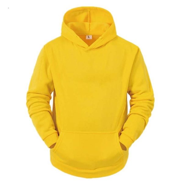 Solid Color Men’s Hoodie | Long Sleeve | Regular Fit | Casual Unisex Sweatshirt